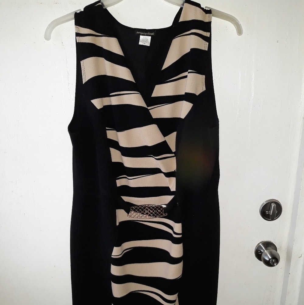 Black and tan dress